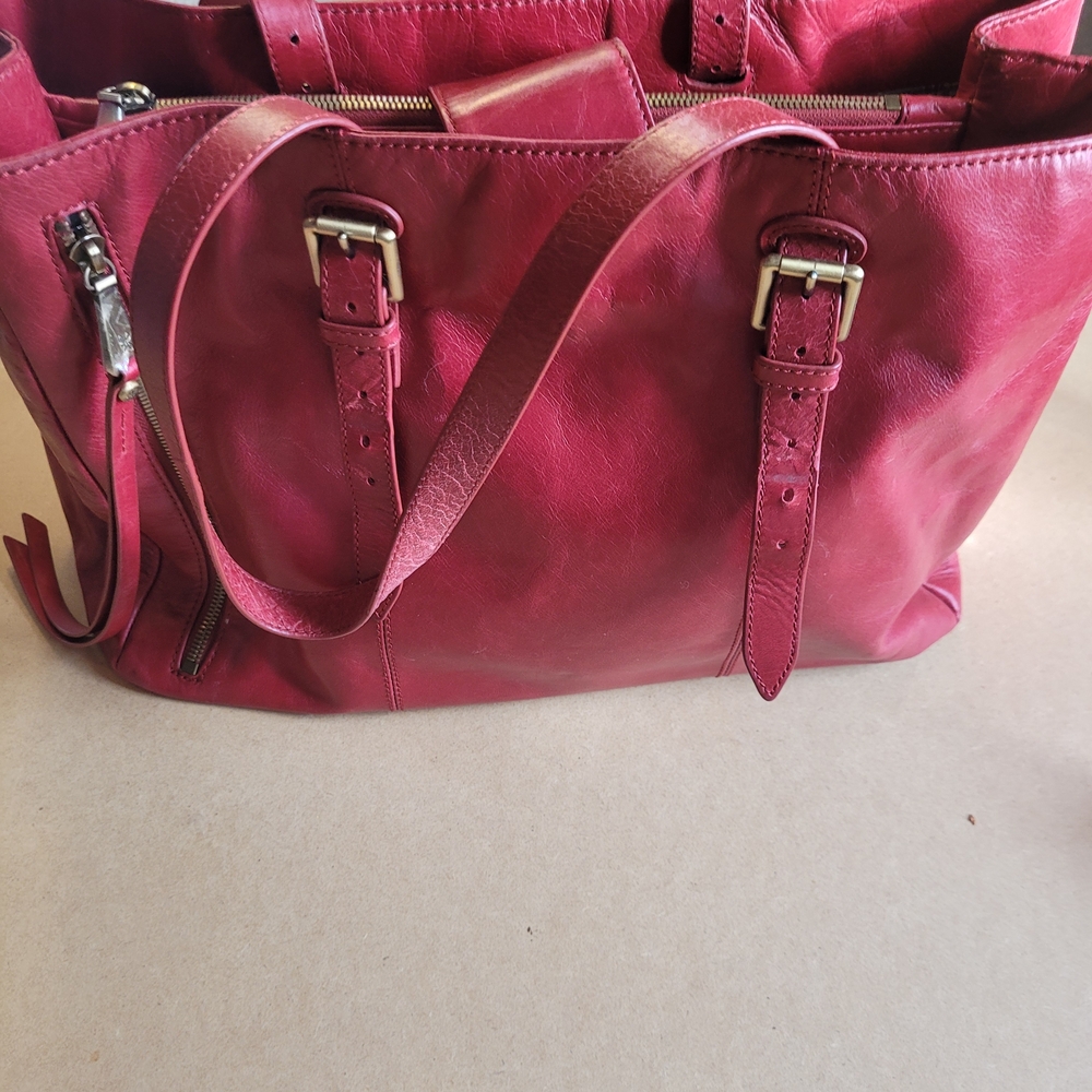 HOBO Red Leather Purse and Wallet - Picture 2 of 13